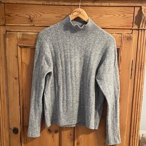 J. Crew Ribbed Mockneck Supersoft Sweater
